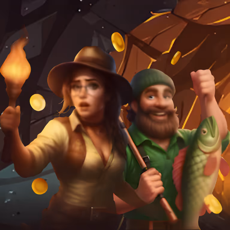 Aventuriers célébrant un gain – section paris sportifs Slotoro Casino